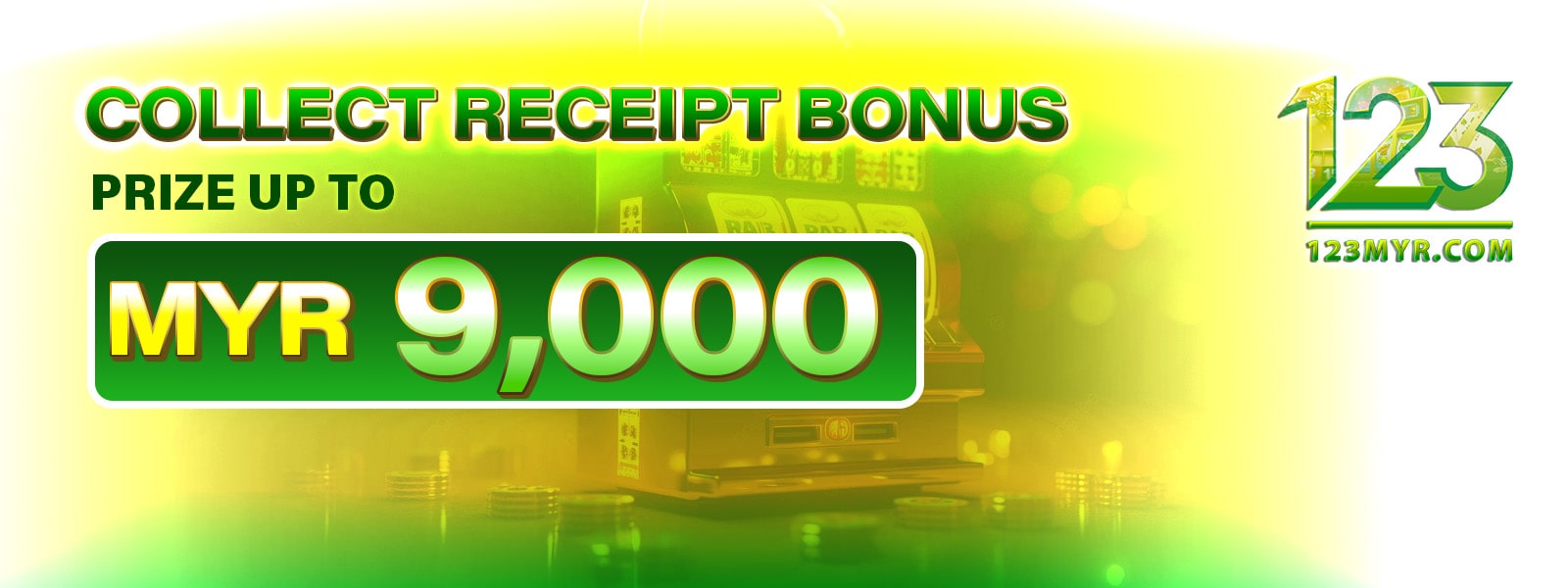 123MYR collect receipt bonus promotion