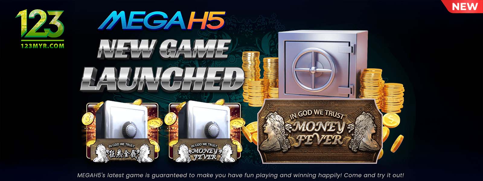 123MYR casino promotion banner